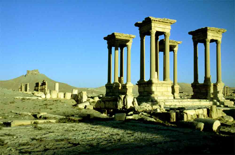 35 - Siria - Palmira, Tetrapilon